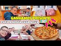 GANHAMOS PRESENTE PARA A CASA NOVA 😍 FOMOS COMER PIZZA + ESTAMOS MUITO FELIZES!! 🙏🏼