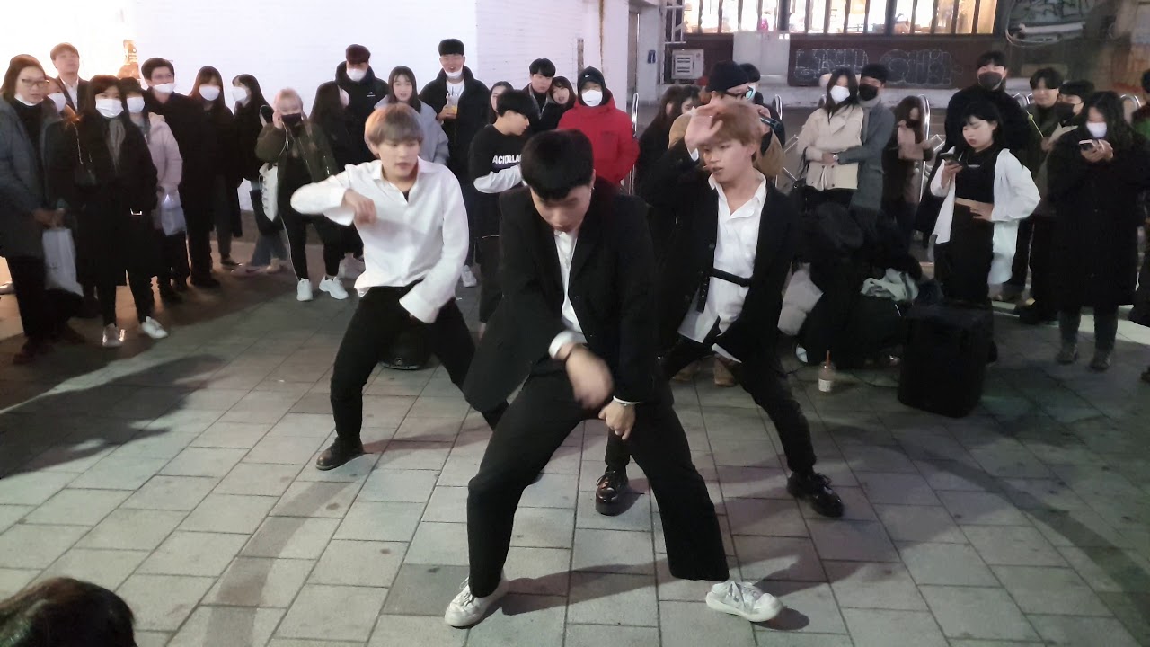 에너자이주(ENERGYJU)/ Blood Sweat & Tears(피 땀 눈물) - BTS(방탄소년단) dance cover 20200202 홍대버스킹Hongdae Busking