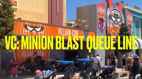 Queue for Villain Con Minion Blast in Universal Studios Orlando