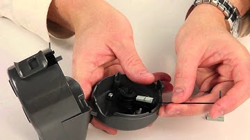 Removing the sharpening stones from the TrueSharp rotary blade sharpener