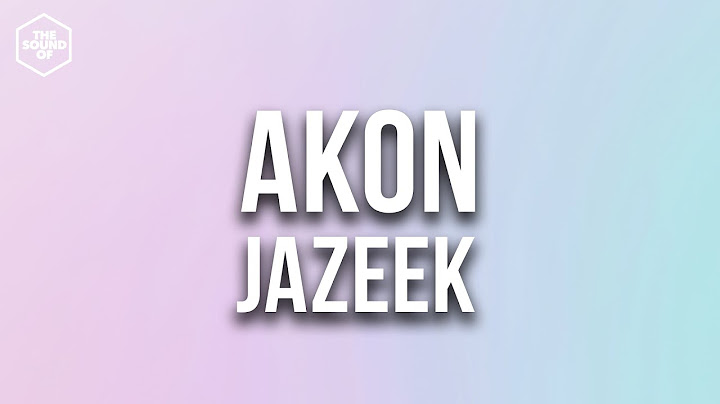 Jazeek - AKON (Lyric Video)