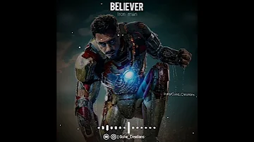 Believer Song💕 #IronMan#💕 Version iPhone Ringtone WhatsApp Status + Download link