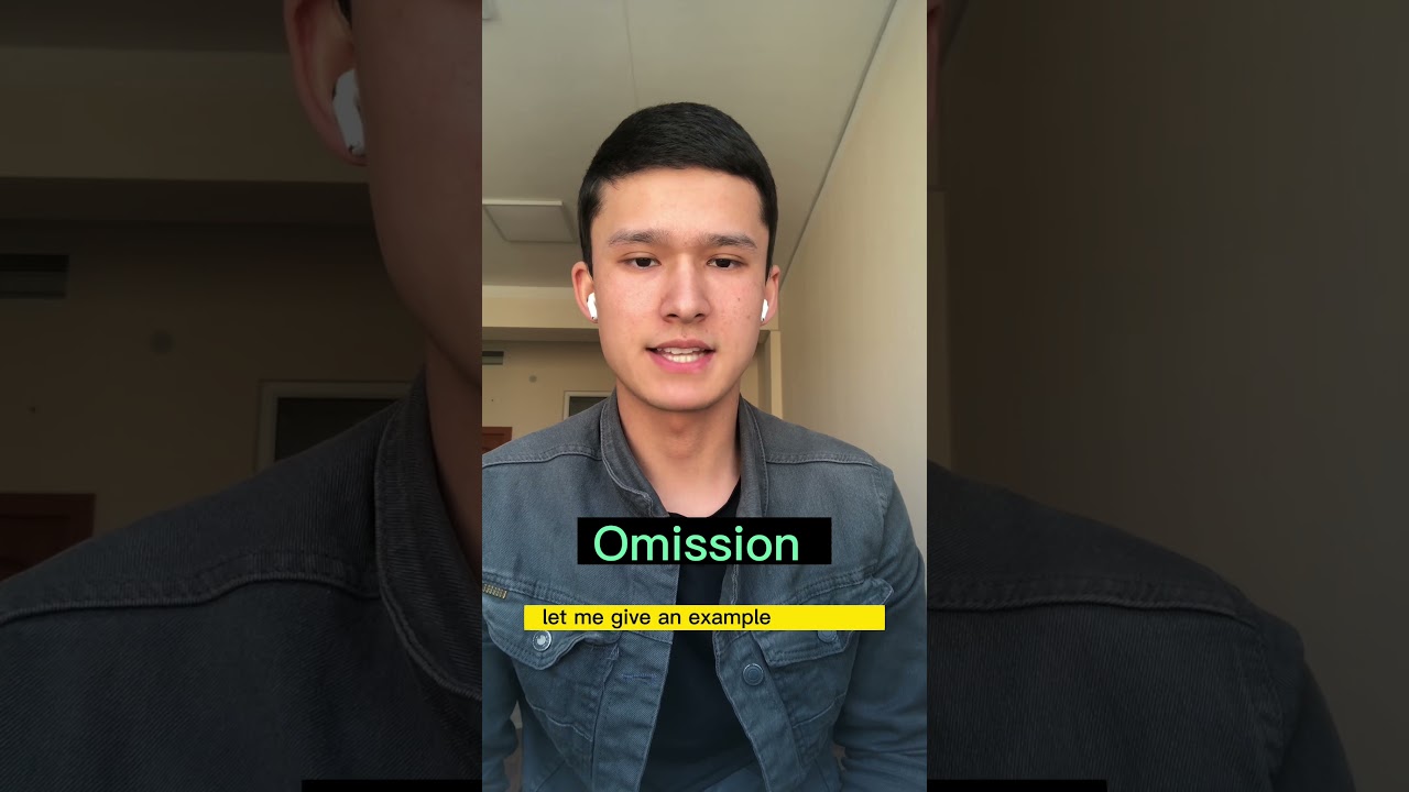 New advanced word “Omission” ! 