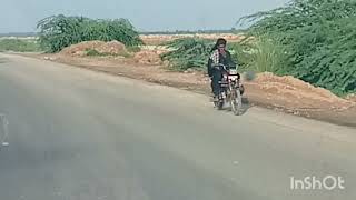 Road Works: Now we are laying base material 6 thickness spreading by greader and Hard compected