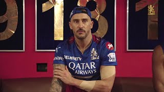 RCB vs GT: Dressing Room Chat ft. Captain Faf du Plessis | IPL 2024