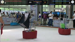 Pune Institute of Computer Technology  vs AJAY KUMAR GARG ENGINEERING COLLEGE  | ABU Robocon 2025 In
