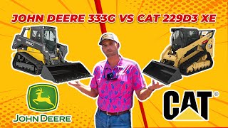 John Deere 333G vs. CAT 299D3 XE: HEAVY Lifting Demo