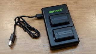 Аккумуляторы NP-FW50 и зарядка для фотоаппарата Sony NEX-5. Обзор посылки.