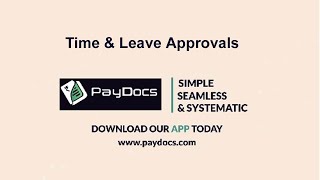 Full PayDocs-Free Cloud based HR & Payroll solutions for Small Businesses Update