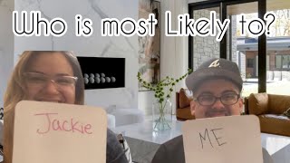 WHO IS MOST LIKELY TO? | Couples Edition