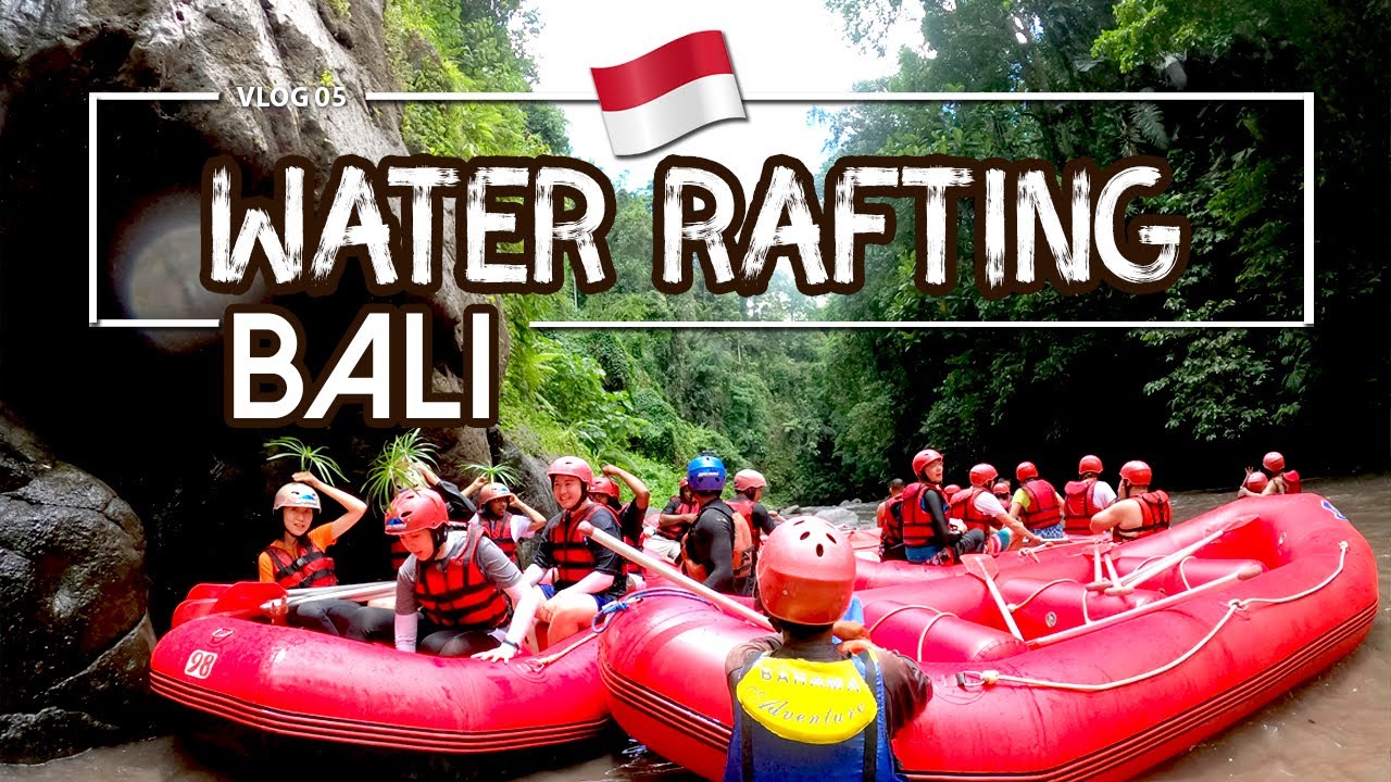WHITE WATER RAFTING - BALI, INDONESIA | VLOG #02 (GO PRO HERO 8)