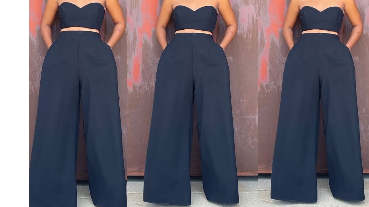 How to cut and Sew Palazzo Pants