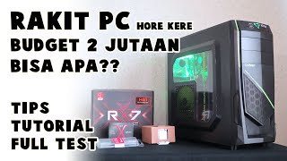 Rakitan PC Kere Hore budget 2 jutaan feat Intel gen 4 & GTX 1650 - Test & benchmark game AAA