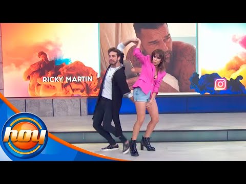 Lambda y Andrea Escalona intentan hacer el challenge de Ricky Martin | La Nube | Programa Hoy