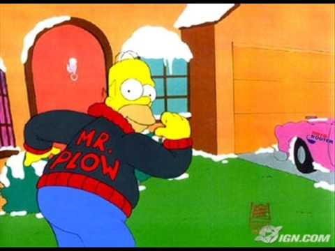 homer simpson Mr Plow