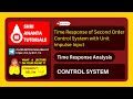 Time Response of Second Order Control System with Unit Impulse Input #controlsystem #electrical