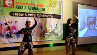 BMKA Esater & Vishu Celebration 2016,Contemporary Dance by Denna & Certina.