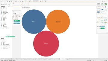 31 Learn Tableau in a Minute - Create a Packed Bubbles Chart