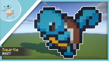 Squirtle | Minecraft Pixel Art