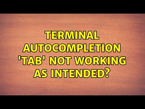 Ubuntu: Terminal autocompletion 'tab' not working as intended? (3 Solutions!!)