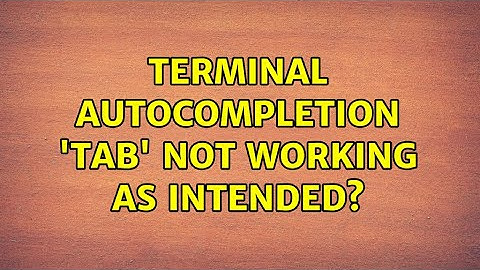 Ubuntu: Terminal autocompletion 