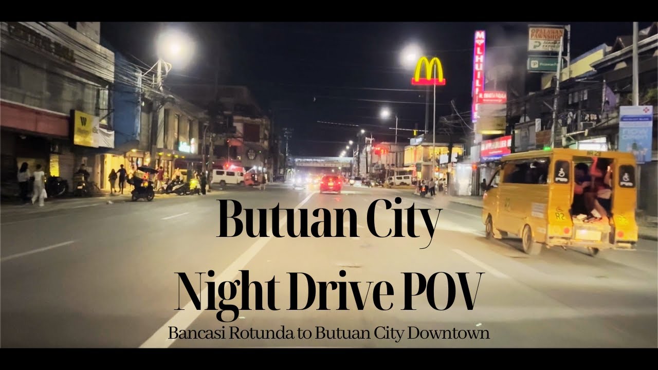 Butuan City Night Drive POV | Relaxing Night Driving in Butuan City, Philippines