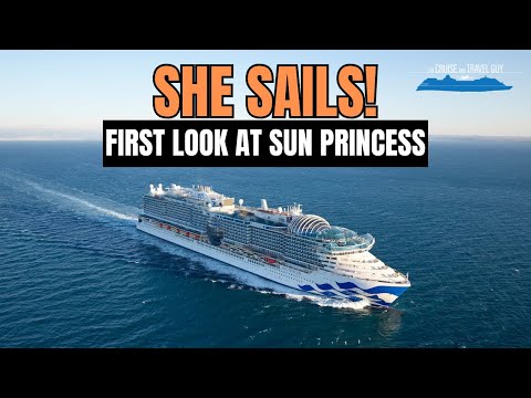 First Look at Sun Princess Inaugural Cruise from Rome Video Thumbnail