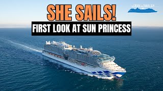 First Look at Sun Princess Inaugural Cruise from Rome