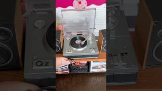 Tiny But REAL! 🎶New MiniVerse Record Player 🎧Satisfying ASMR Unboxing #toys #mini #fyp #blindbox
