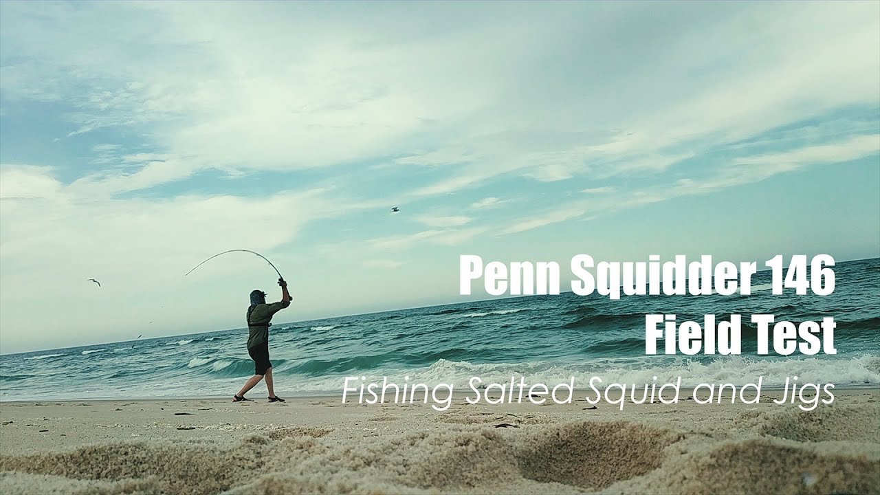 Penn Squidder 146 Surf Test - Multi-Species Fishing - Bonus footage of  CH-47D flyby 