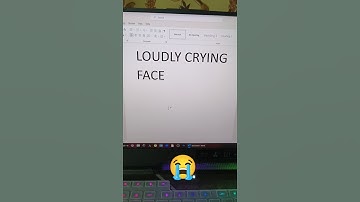 Microsoft word loudly crying face #shortvideo #trending #viral #trick #msoffice #mswods