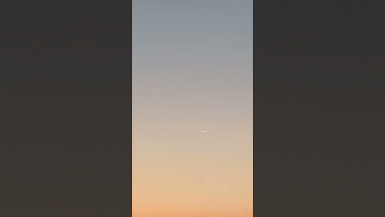 Moon sighting khi, Pakistan. (From my roof terrace)