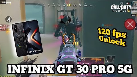 Infinix GT 30 PRO 5G Game Test CODM in BR Alcatraz COD Mobile | 120 fps unlock in BR #codm #youtube 