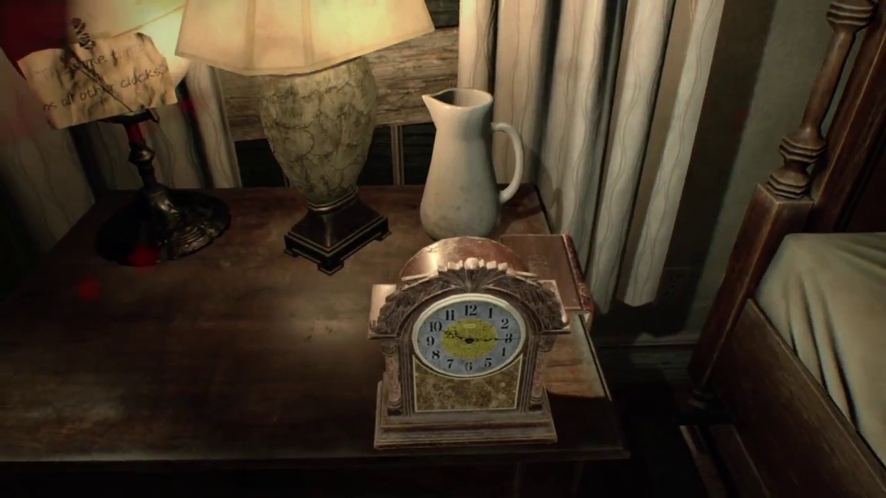 Resident evil 7 часы. Resident Evil 1 Remake часы. Resident Evil 7 загадка с часами.
