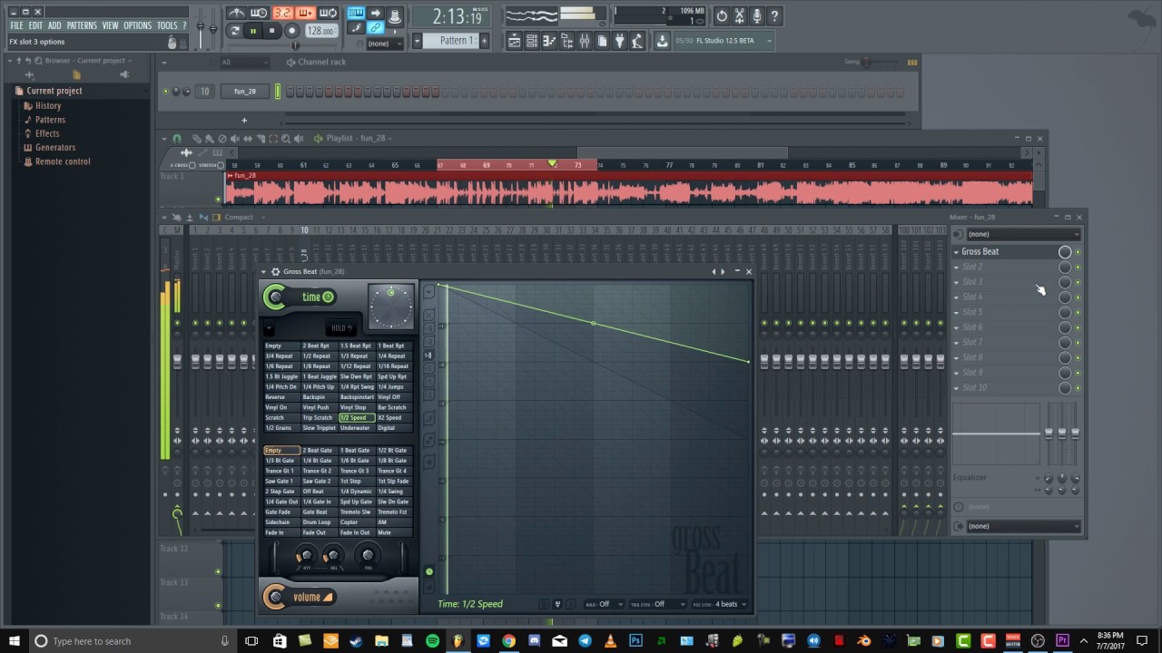 Sig til side hjælp fire FL Studio: 2 Minute Tips - Gross Beat "Half-Speed Time" Effect - YouTube