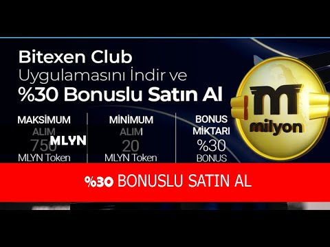 MLYN Token %30 Bonuslu Satın Al Bitexen milyon token ön satış