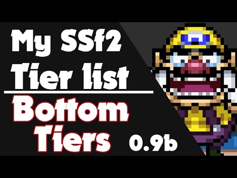 My Ssf2 Tier List Bottom Tiers