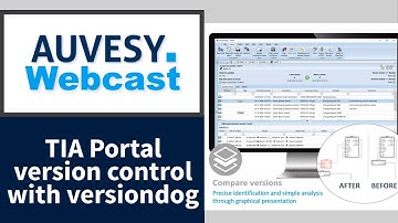 TIA Portal version control with versiondog