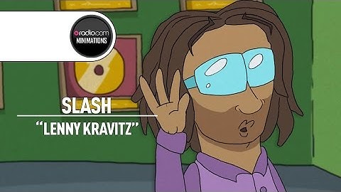Slash Talks About Jamming with Lenny Kravitz on "Always on the Run" (Radio.com Minimation)