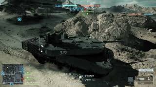 Long range tank vs chopper #battlefield6 