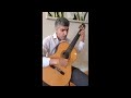 Classical Guitar Serenade by F Schubert performed by Shahriar Adel