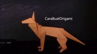 Origami Anjing | How To Make Origami Dog Sheperd