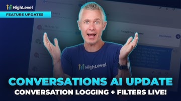 Conversations AI Update - Conversation Logging + Filters Live!