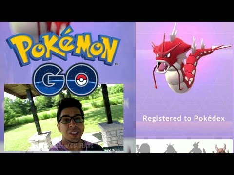 Pokemon Go! : Red Gyarados Evolution Easter Egg Trick Tip!