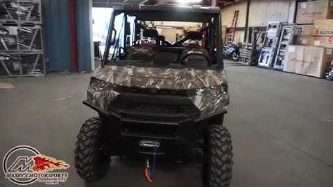 2020 Polaris Ranger XP1000 Premium in Pursuit Camo at Maxeys Motorsports in Oklahoma City