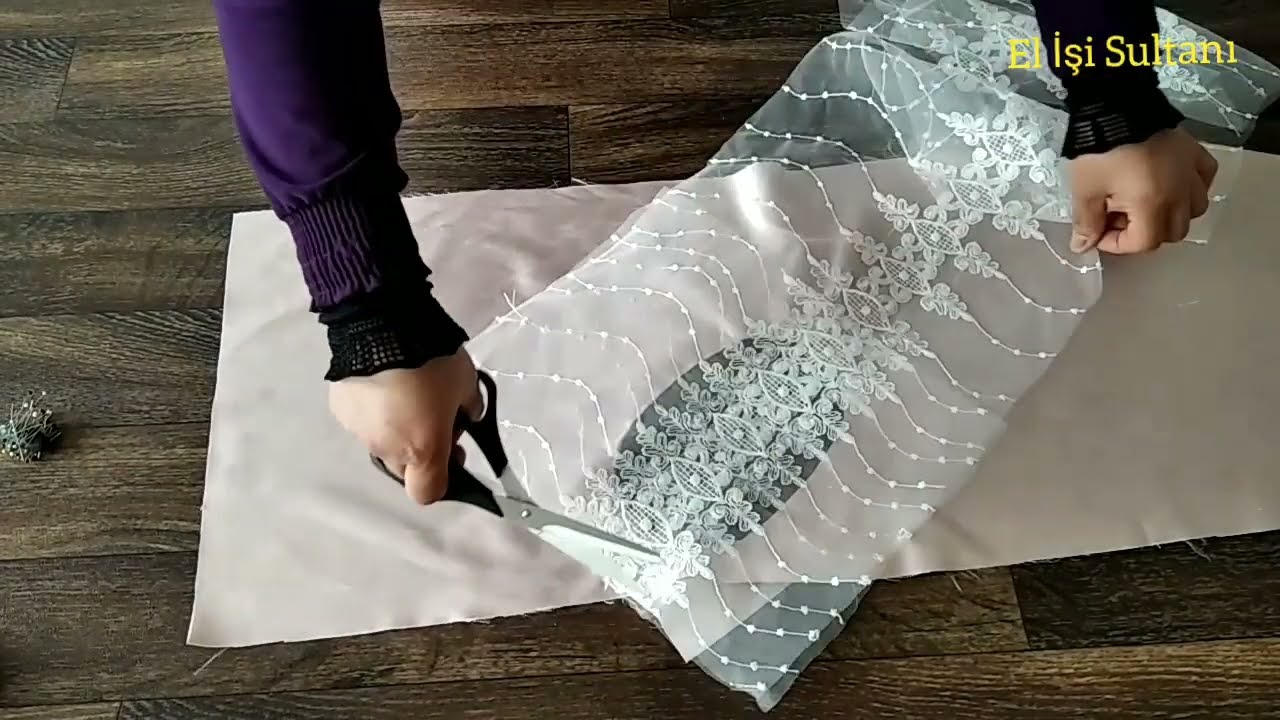 TÜL PERDELERDEN KALAN PARÇALARI ASLA ATMAYIN GÖREN HAYRAN KALDI