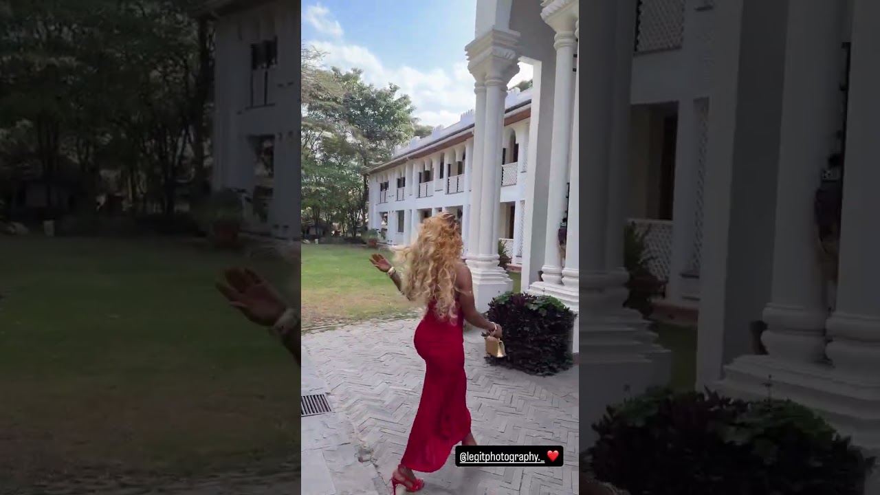 Diana bahati loves her shoot days with her best camera man all day without a break #dianabahati