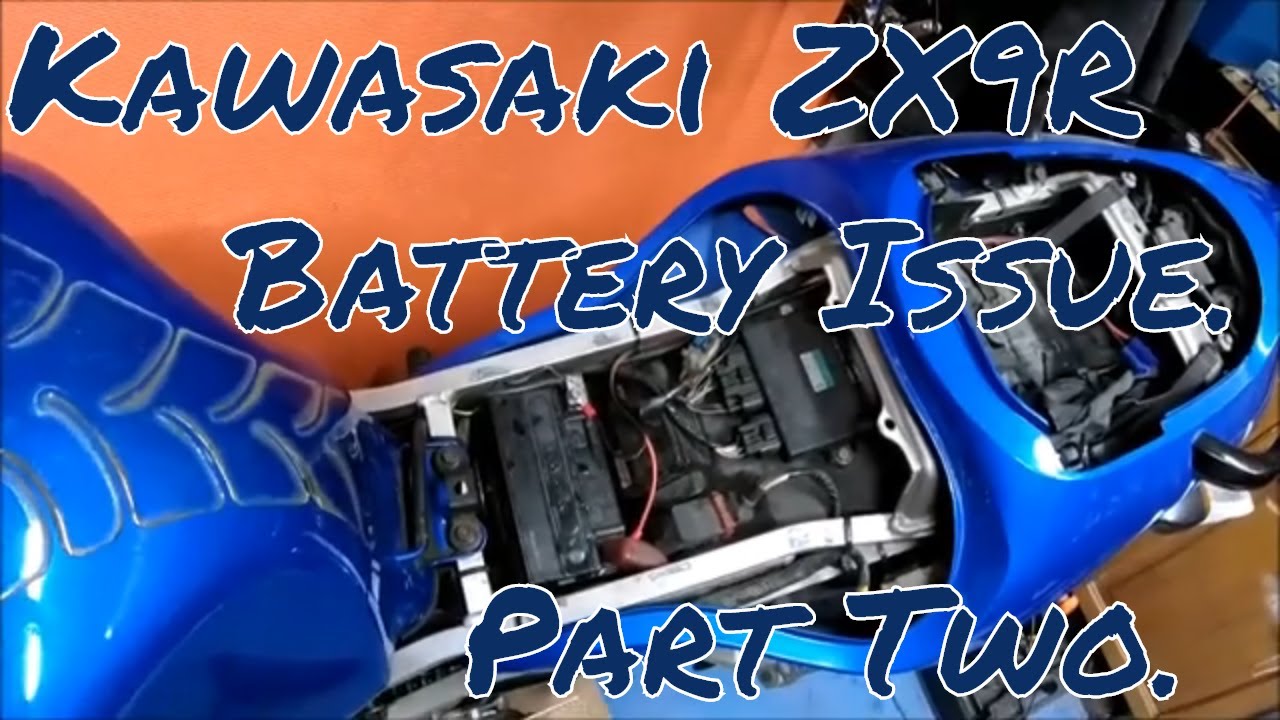 Kawasaki ZX9R Battery Issue | Part Two - YouTube