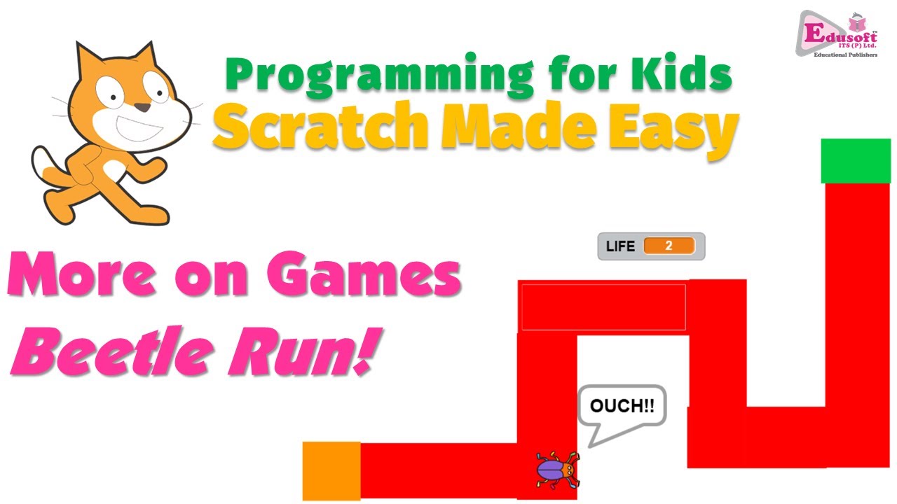 Scratch: More on Simple Game Beetle Run! - YouTube