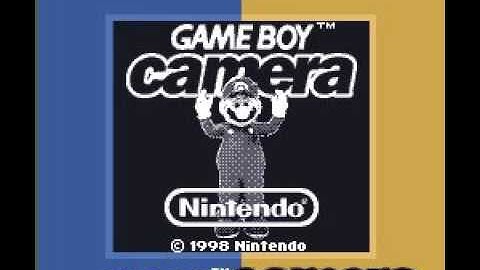 Unused Game Content Graphics Game Boy Camera CoroCoro Comics Copyright Screen